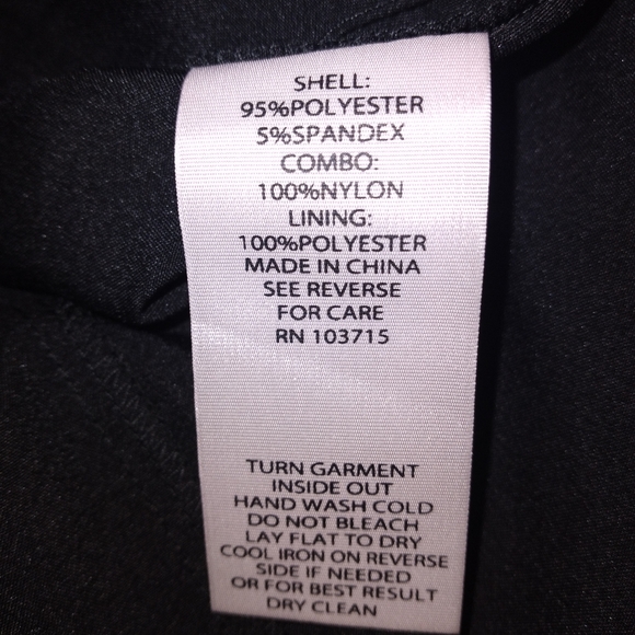 Short Sleeve Woven Lace Yoke Shift Dress Nanette Leopore Black - Picture 7 of 16